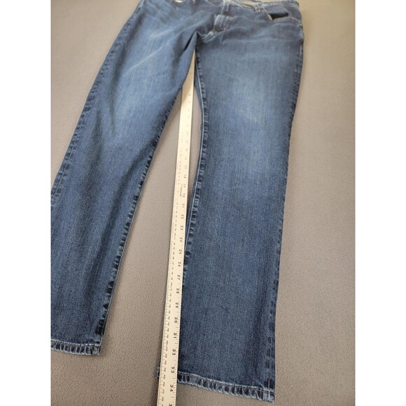 AG Everett Jeans Mens 38x34 Blue Slim Straight Japanese Fabric Stretch Denim - Picture 2 of 14